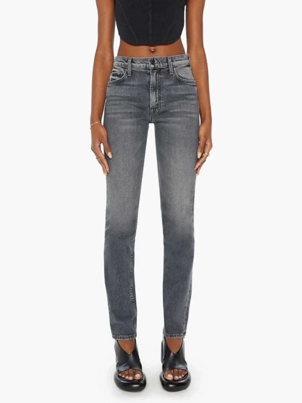 NWT Mother The Mid Rise Rider Skimp Jean Outta Sight in size 32